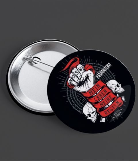 MEIN LEBEN MEINE REGELN - Button