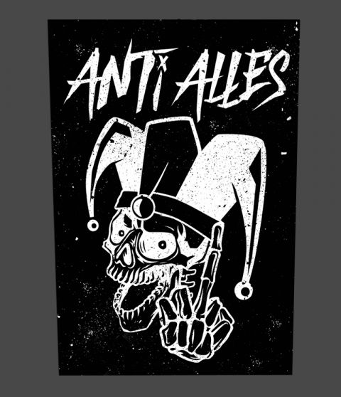 ANTI ALLES - Back Patch