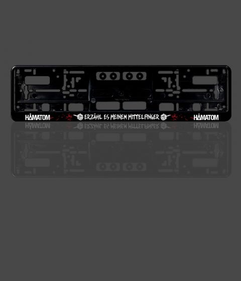 MITTELFINGER - Kennzeichenhalter