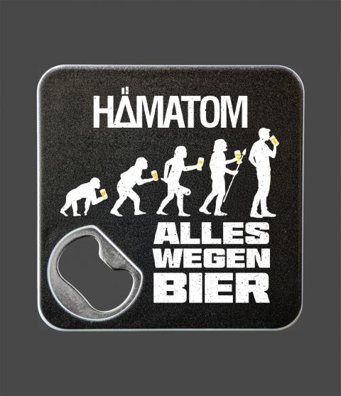 ALLES WEGEN BIER - Untersetzer