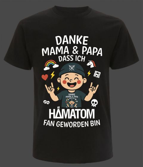 DANKE MAMA UND PAPA - Kids Shirt