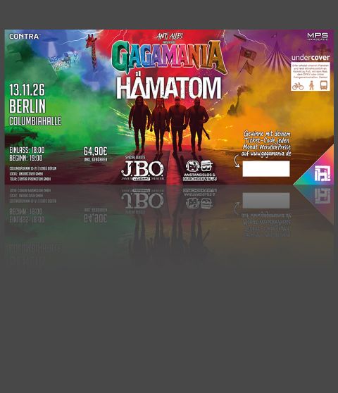 Hardticket GAGAMANIA Tour - Berlin