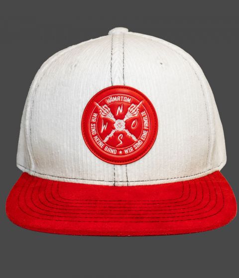 Snapback Cap - rot/wei�