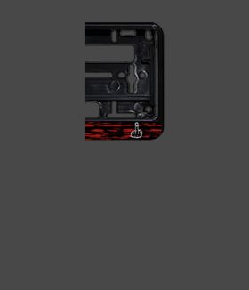 LECK MICH - Kennzeichenhalter