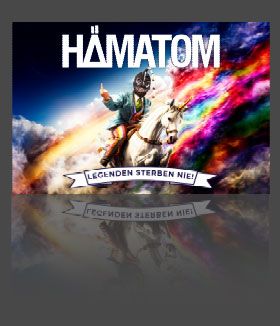 LEGENDEN STERBEN NIE - Fahne