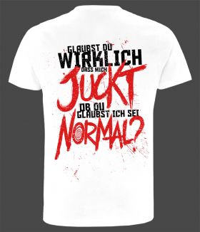 ERZ�HL ES MEINEM MITTELFINGER - Shirt wei�